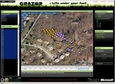 Screenshot of the Grazor tool